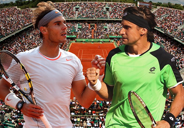 Фото Давид Феррер и его друга Rafael Nadal 