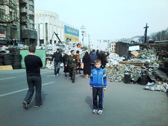 Киев, баррикады