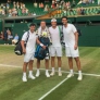 Wimbledon. В одном из геймов турнира легенд теннисисты играли двумя мячами (ВИДЕО)