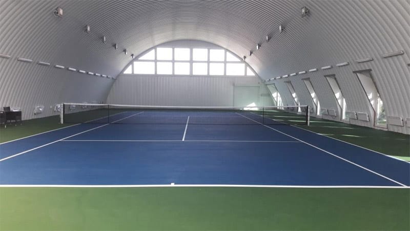 Крытые корты для большого тенниса