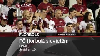 PČ florbolā fināls Viasat Sport Baltic