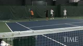 Видео Уроки Большой Теннис Подача Удары техника