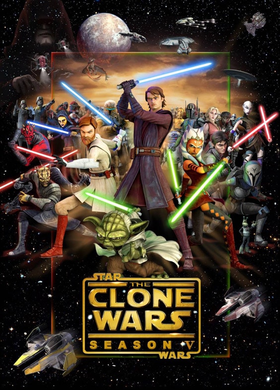 Постер мультсериала «Войны клонов»