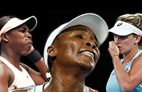 статистика, Australian Open, WTA, Винус Уильямс, Джон Изнер, ATP, Коко Вандевей, Слоун Стивенс, Джек Сок, Райан Харрисон