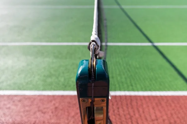 NET на центр Теннисный корт — стоковое фото