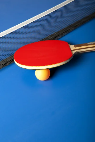 Настольный теннис или настольный теннис ракетки — стоковое фото